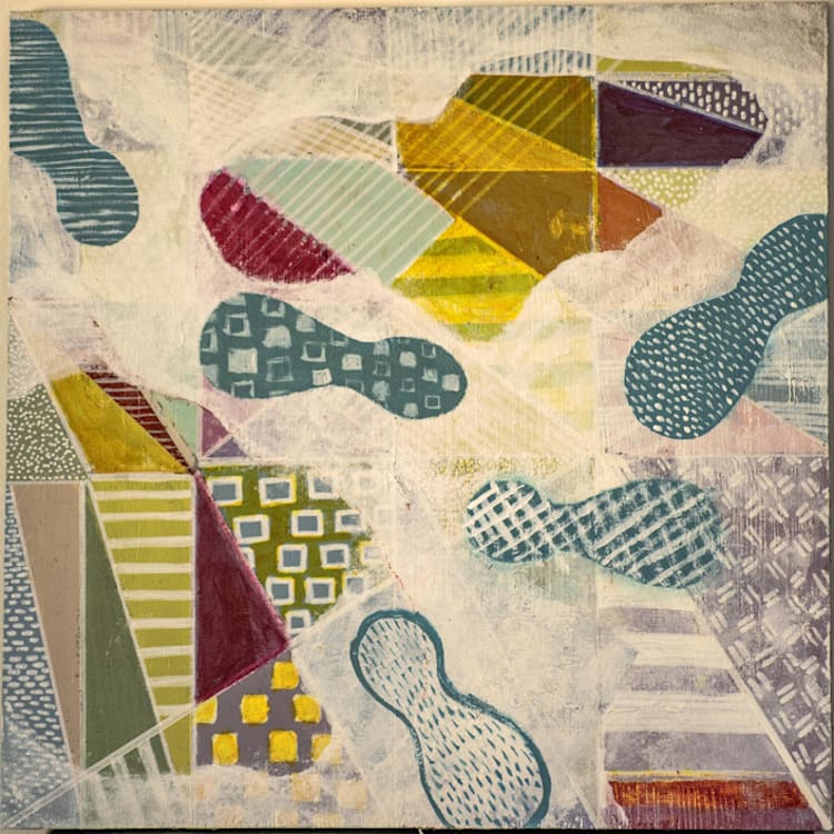 "One thousand steps and some clouds" - Original Painting in multicolorassorted-colors by Bethania Lima