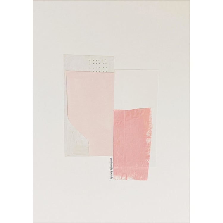 "Series 5 No.1 profoundly Lovable" - Original Painting in pink by Francesca Iannaccone