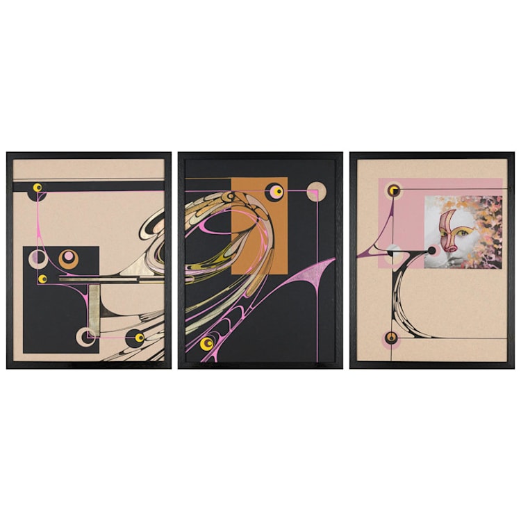 "d´Or" - Original Painting in multicolor by Nerea Azanza