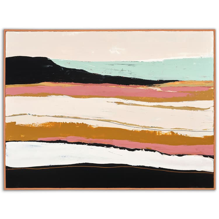 "Bike Path" - Original Painting in multicolorassorted-colors by Caryn Owen