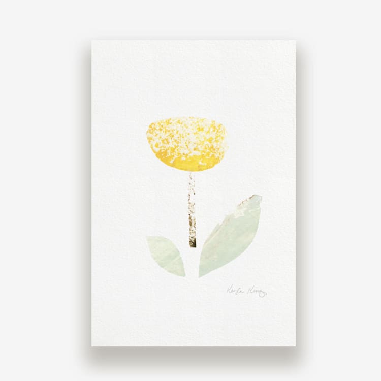 "Seedling #1" - Original Painting in multicolor by Kayla King