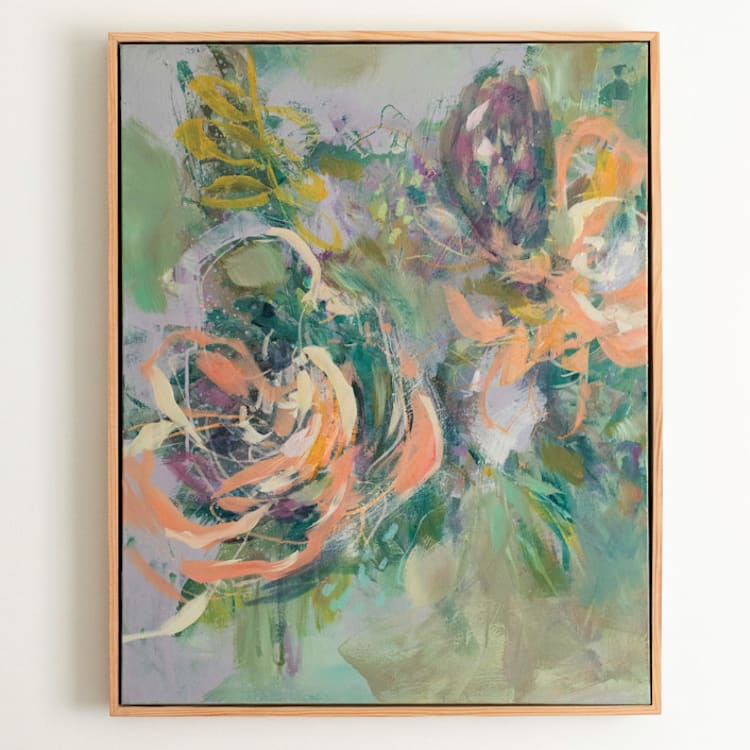 "Sweet Ever After" - Original Painting in multicolor by Stacy Kron