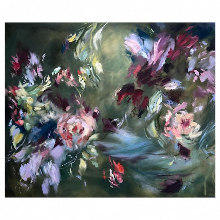 ""Untamed Hope" - 60 x 48 - Original Painting" - Original Painting in multicolor by Sarah Mankin