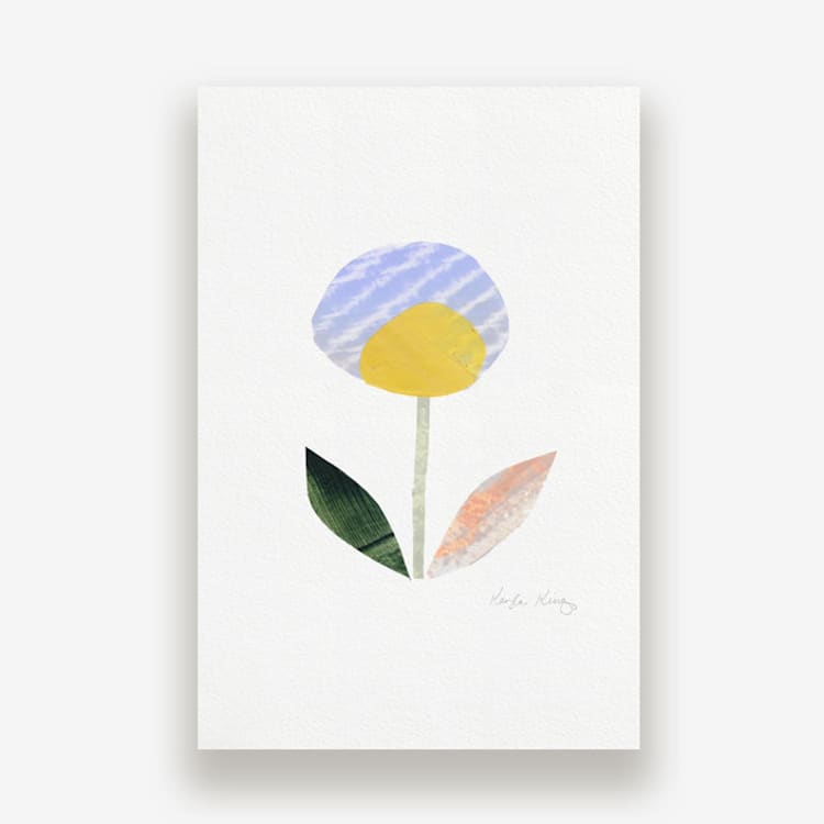 "Seedling #11" - Original Painting in multicolor by Kayla King