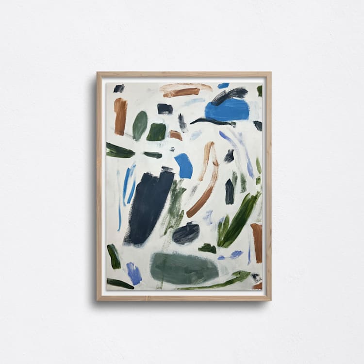 "City Garden" - Original Painting in multicolor by Kristine Sarley