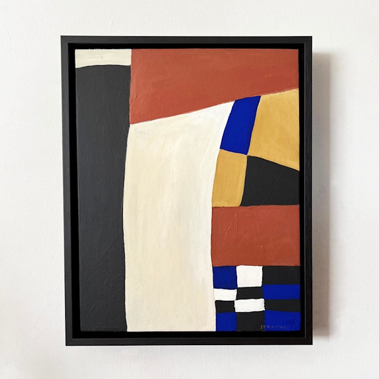 "Taos II" - Original Painting in multicolor by Renée Stramel