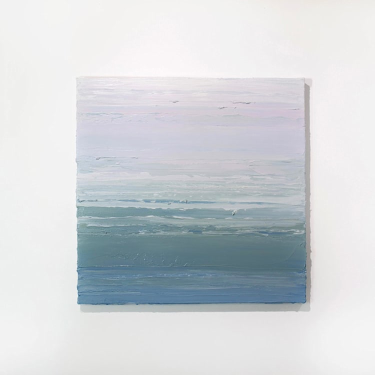 "Quiet Light II" - Original Painting in multicolor by Teodora Guererra