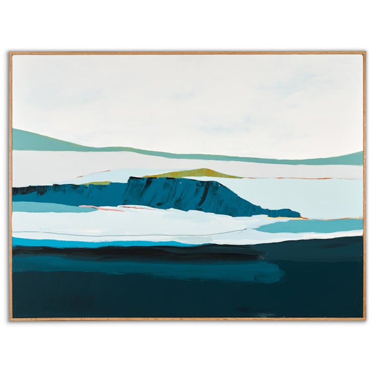 "Pacific Seascape Series" - Original Painting in blue by Caryn Owen