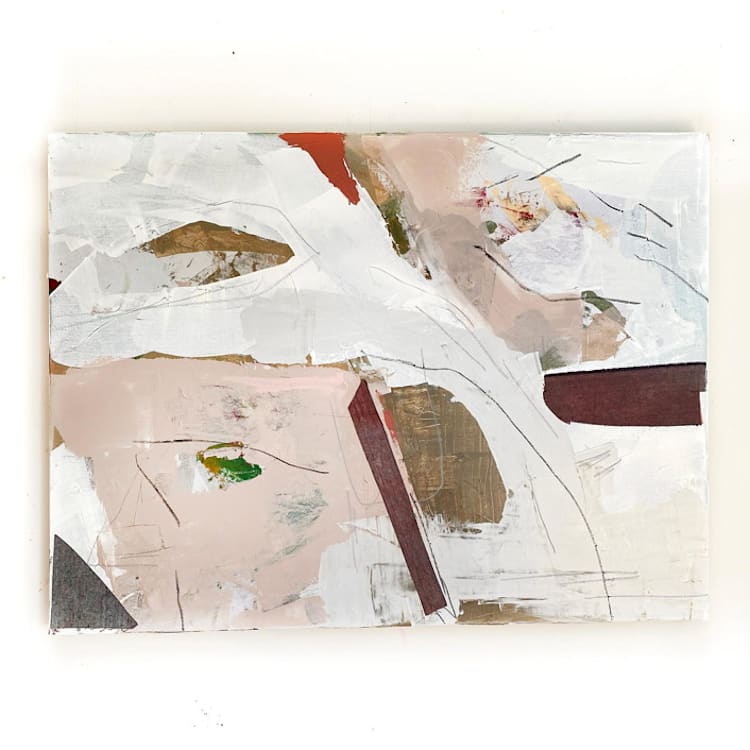 "Four Directions" - Original Painting in brown by Jessalin Beutler
