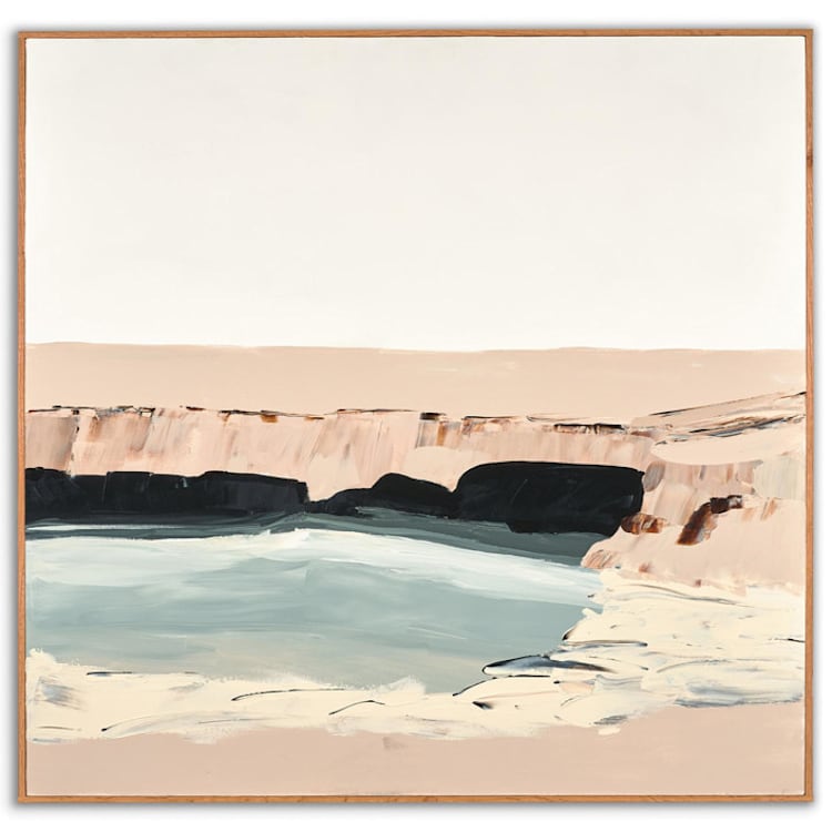 "Sea Caves" - Original Painting in multicolor by Caryn Owen