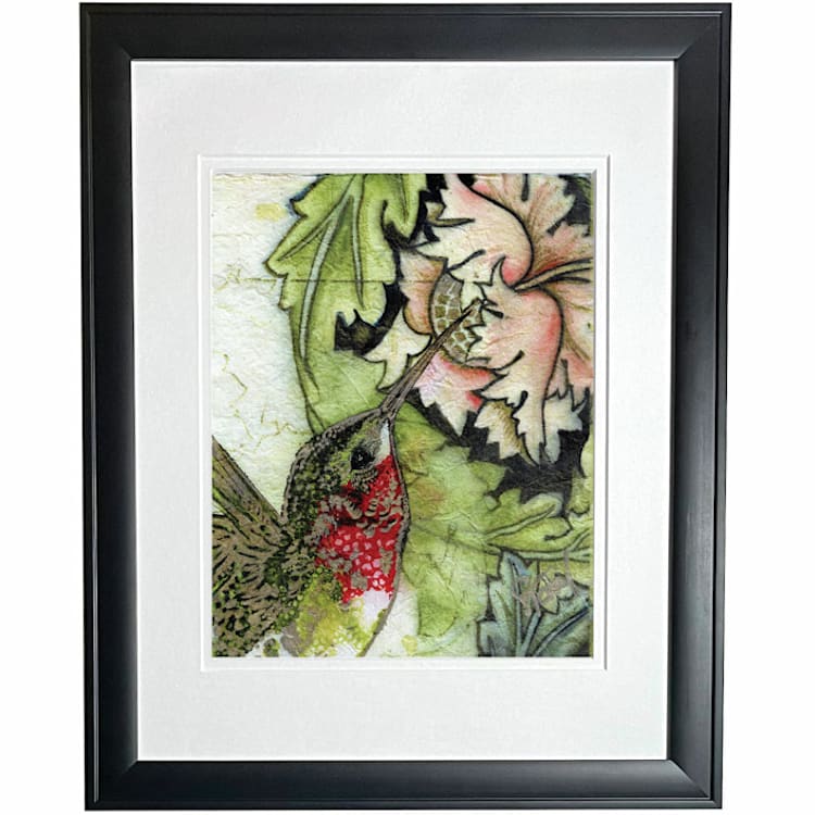 ""Hummingbird III"" - Original Painting in multicolor by Stephanie Toral