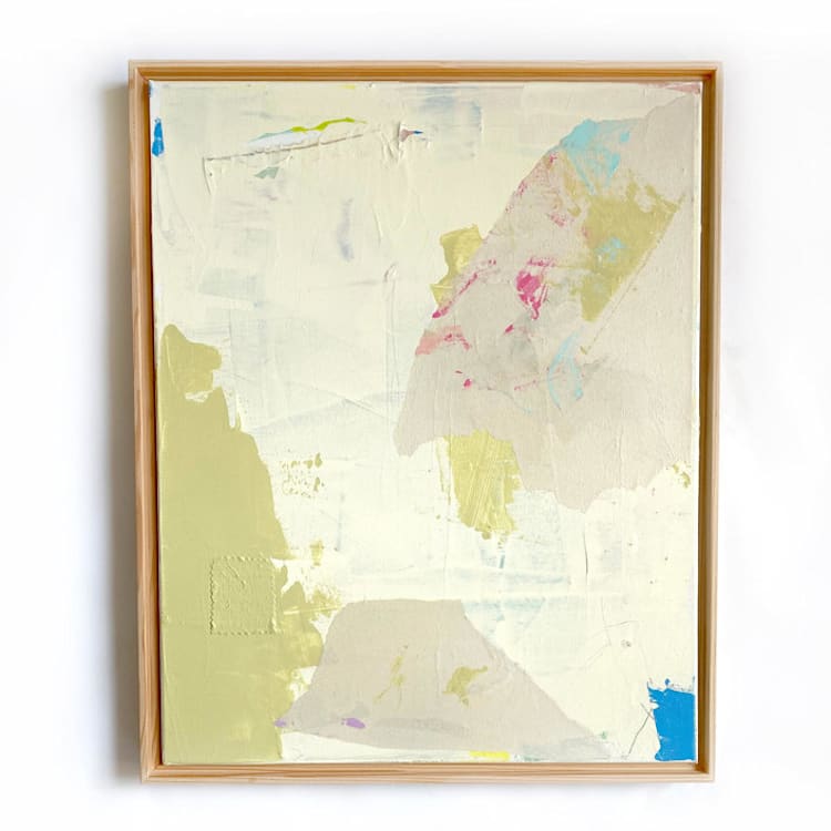 "Infinite Dream" - Original Painting in yellow by Jessalin Beutler