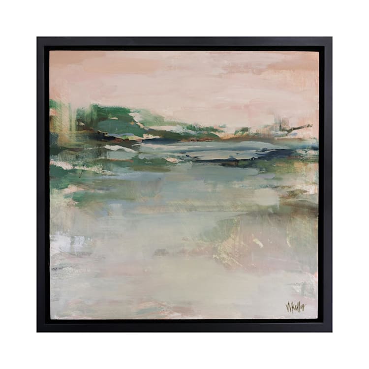 "Reservoir" - Original Painting in pink by Wendy Keller