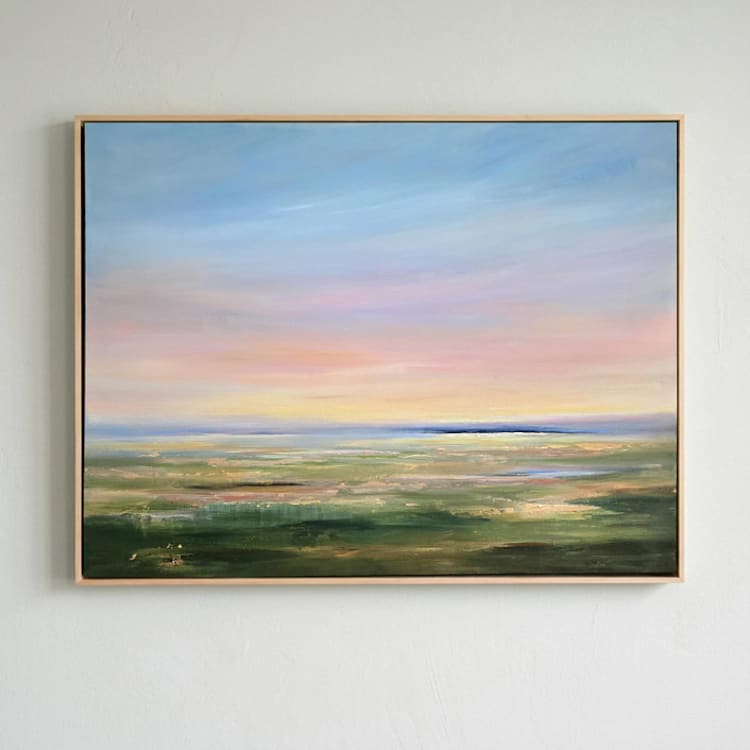 "We Were Glowing" - Original Painting in multicolor by Nicole Walsh
