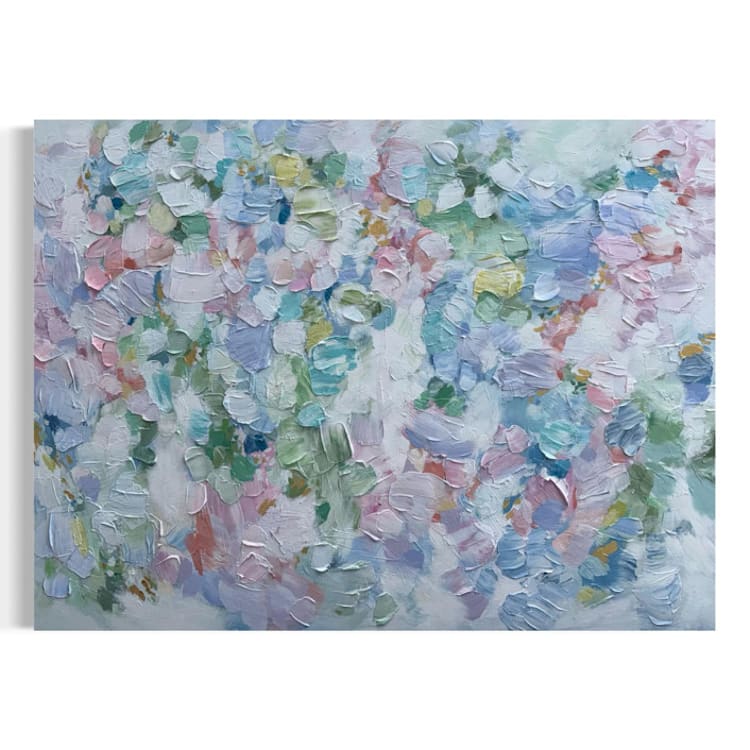 ""Let the Garden Grow Wild" - 48 x 36 - Original Painting" - Original Painting in multicolor by Sarah Mankin