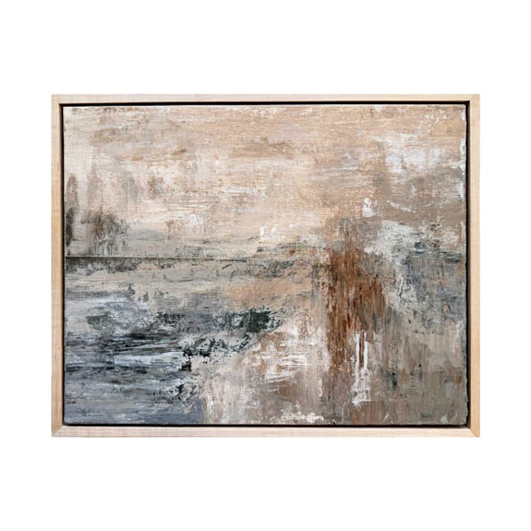 "when it all falls down" - Original Painting in multicolor by Maja Cunningham