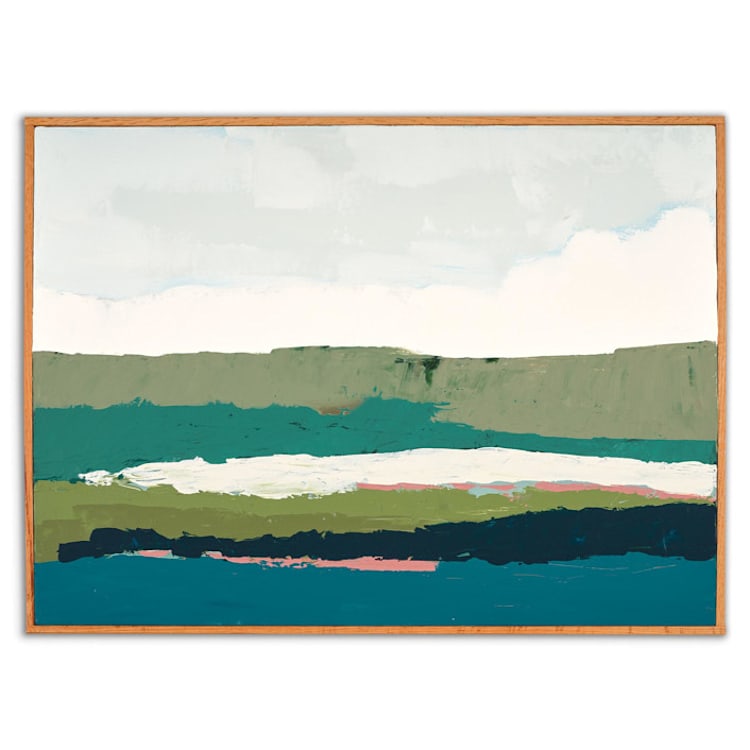 "Lifting Fog" - Original Painting in multicolor by Caryn Owen