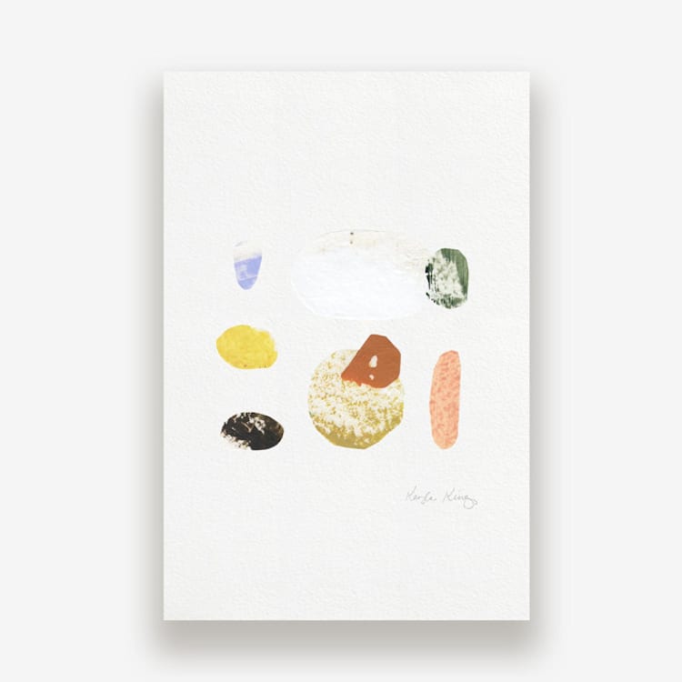 "Seedling #9" - Original Painting in multicolor by Kayla King