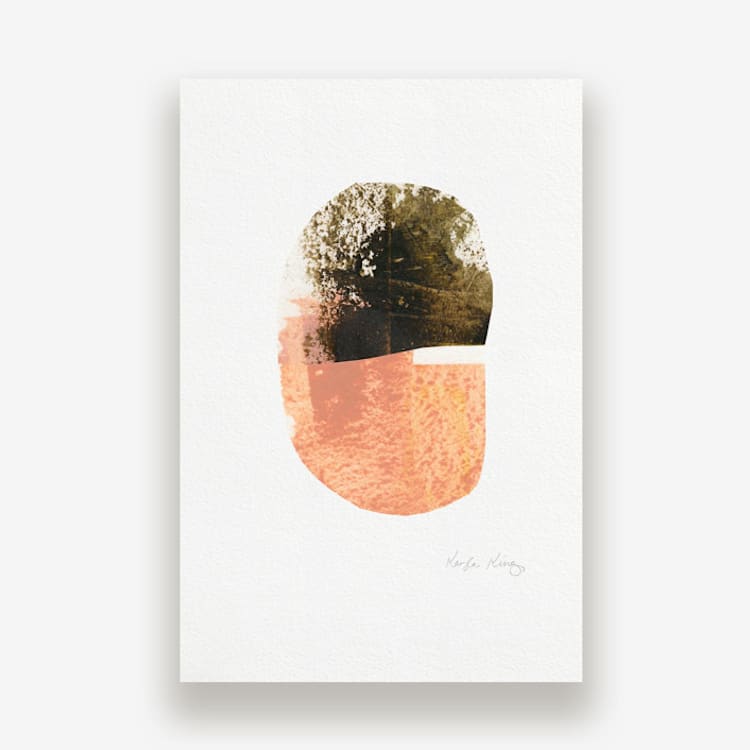 "Seedling #14" - Original Painting in multicolor by Kayla King