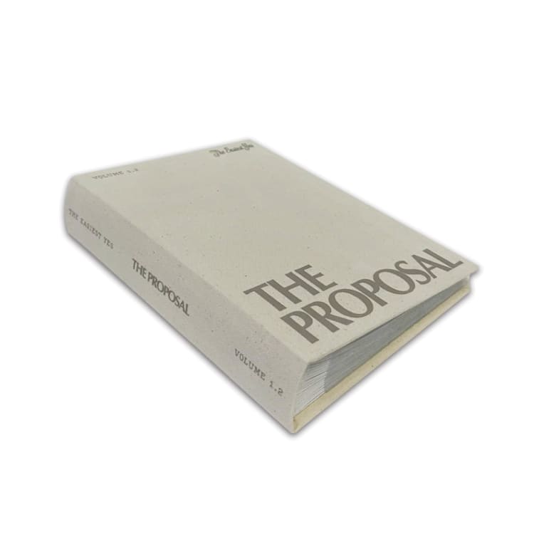 "Proposal Photo Album" - Wedding Albums and Scrapbooks in beige by The Ceremony Club
