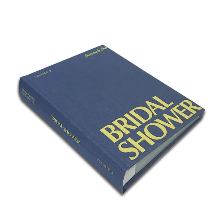 "Bridal Shower Photo Album" - Wedding Albums and Scrapbooks in blue by The Ceremony Club