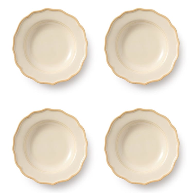 "Colette 9.2'' Pasta Bowl Set of 4" - Dining Bowls in beige by Maison Madison