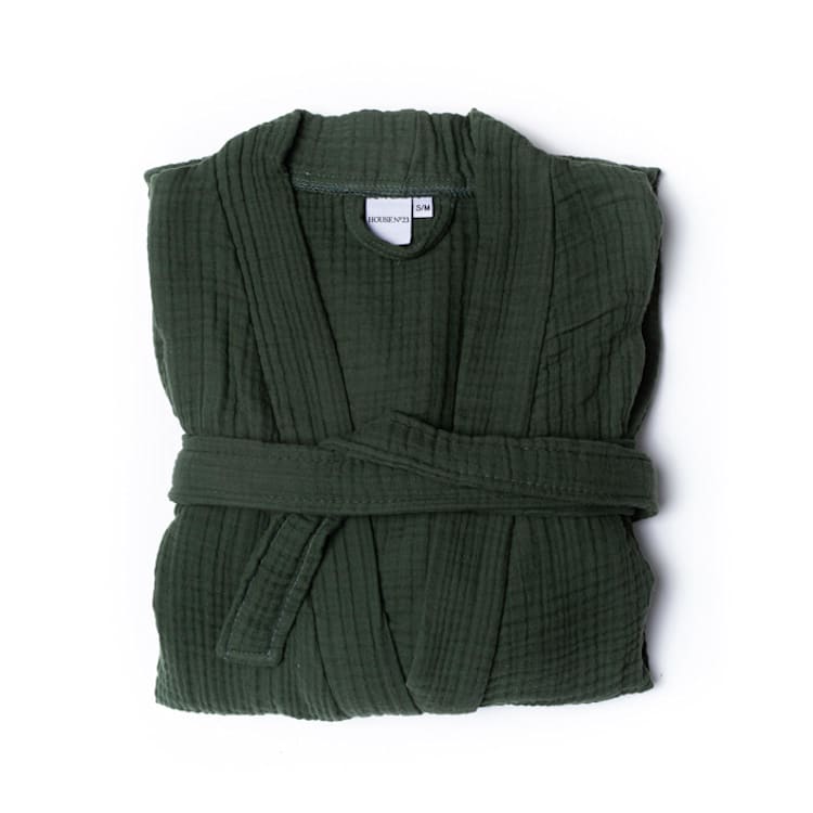 "Alaia Robe - Forest (L/XL)" - Bath Robes in green by HOUSE NO.23