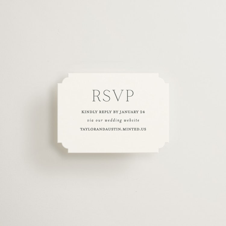 "In Love" - Mini Enclosure Cards in Cotton by Vanessa Doyle - Front