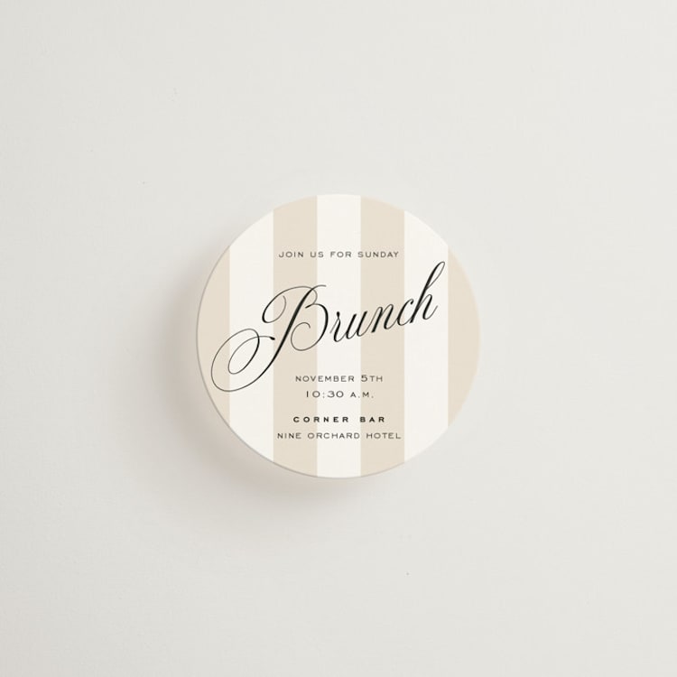 "Modern Romance" - Mini Enclosure Cards in Almond by Eric Clegg - Front