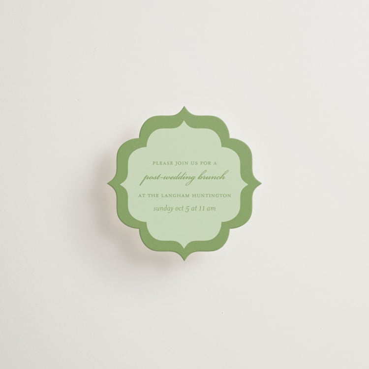 "Hydrangea Vines" - Mini Enclosure Cards in Coastal by Madhvi Samimi - Front