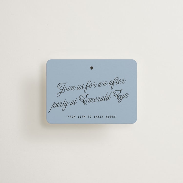 "Cheers" - Mini Enclosure Cards in Sky by Blustery August - Front