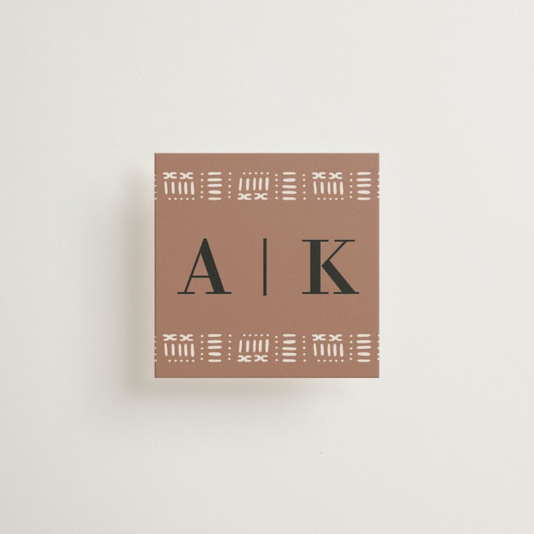 "Amari" - Mini Enclosure Cards in Ivory by Oma N. Ramkhelawan - Front
