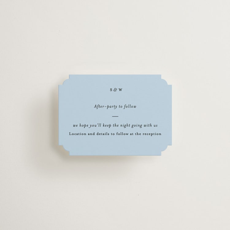 "Tarte Tatin" - Mini Enclosure Cards in Sky by Blustery August - Front