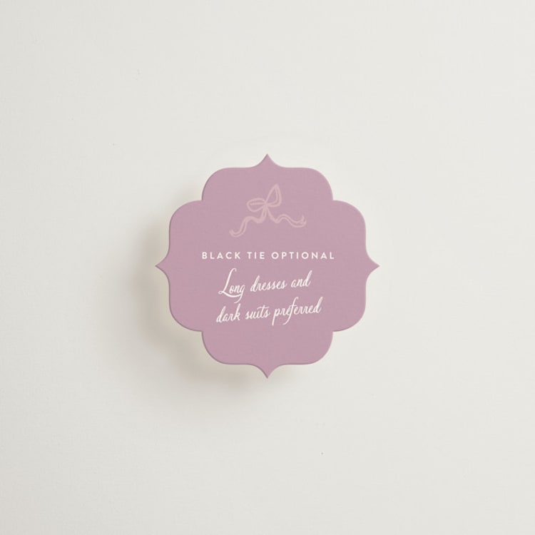 "Lavender Dreams" - Mini Enclosure Cards in Lilac Dreams by Design Lotus - Front
