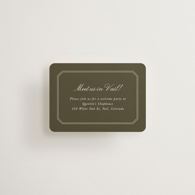 "Verdant" - Mini Enclosure Cards in Autumn by Kate Ahn - Front