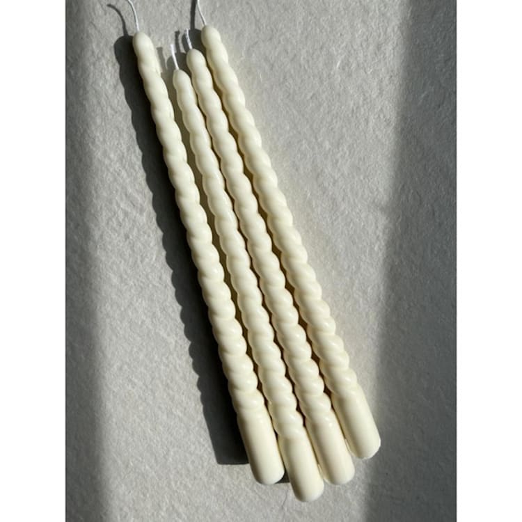 "Spiral Taper Candle - 1 Candle" - Candles and Holders in natural by Powered By People