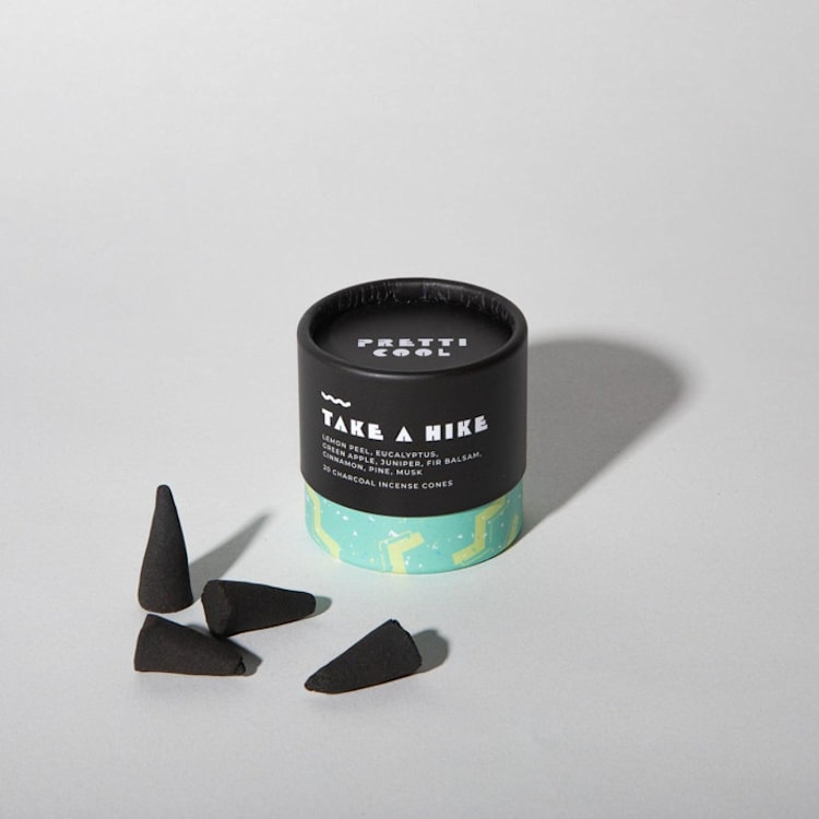 "Incense Cones - Take a Hike" - Candles and Holders in black by Pretti.Cool