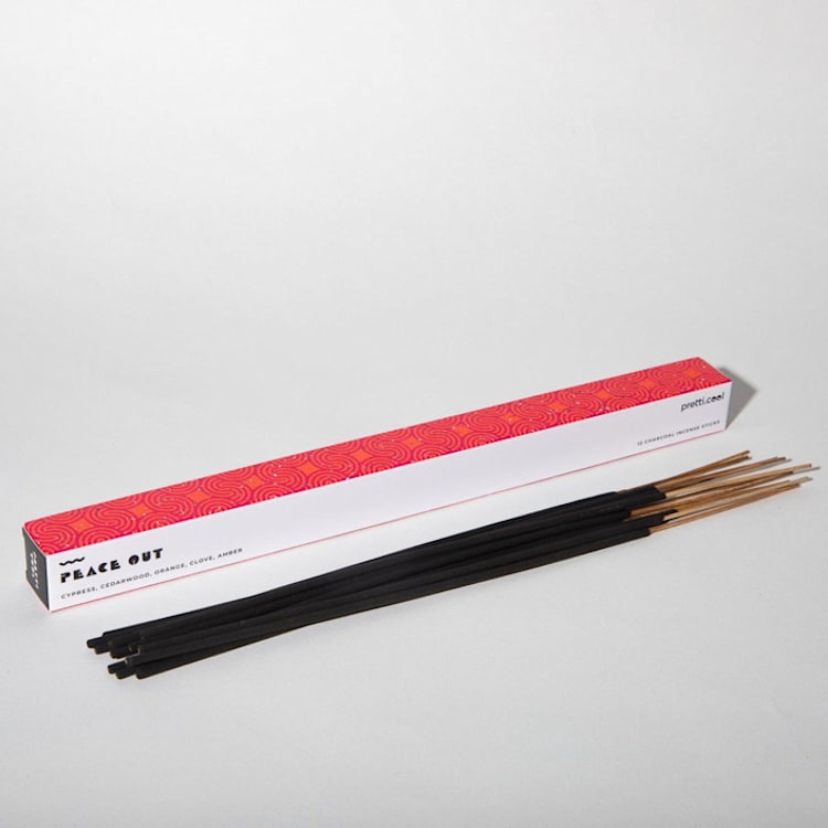 "Incense Sticks - Peace Out" - Candles and Holders in black by Pretti.Cool