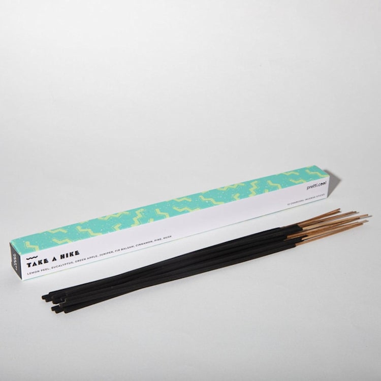 "Incense Sticks - Take a Hike" - Candles and Holders in black by Pretti.Cool