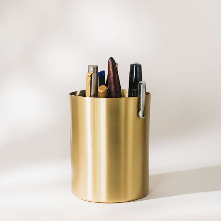 "Brass Pen Case" - Decorative Object in brass by Roarcraft