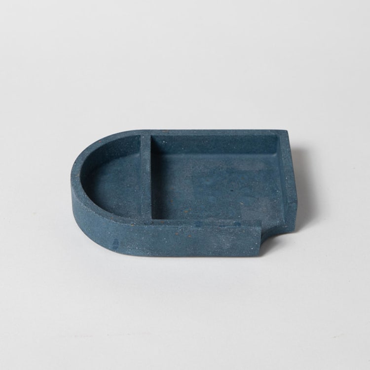 "Cobalt Terrazzo Sticki Note Holder" - Decorative Object in blue by Pretti.Cool