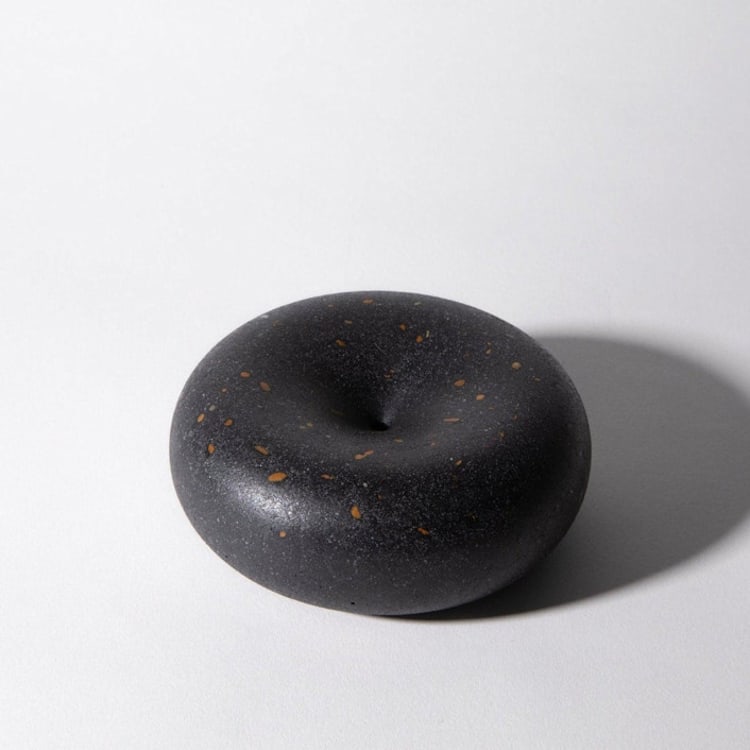 "Bubble Incense Holder - Black Terrazzo" - Decorative Object in black by Pretti.Cool