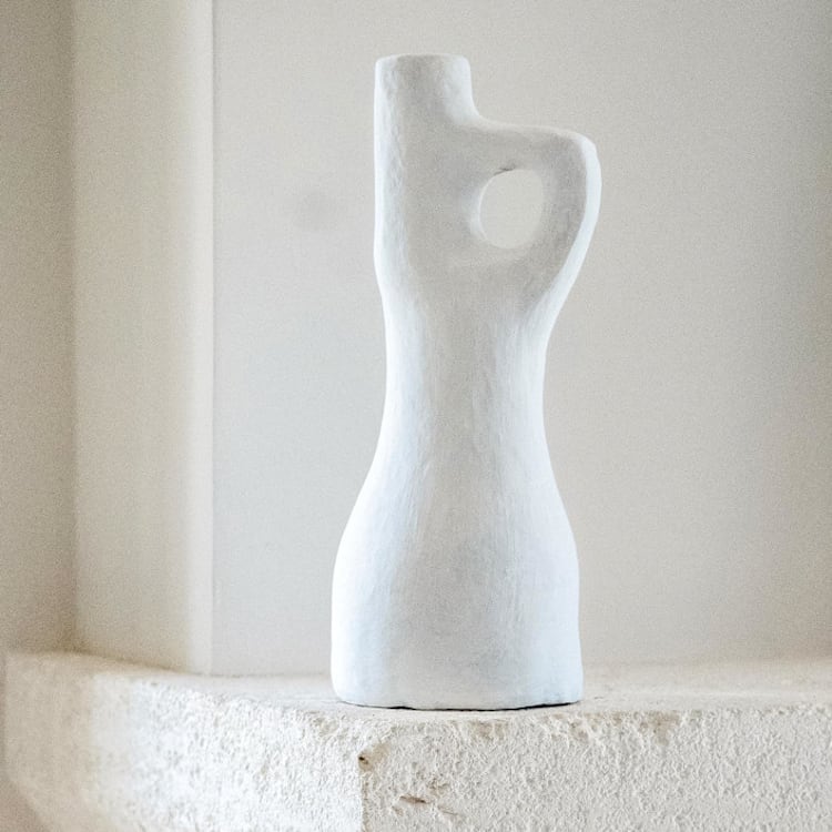 "NORA WHITE" - Decorative Object in white by Jana Mistrik