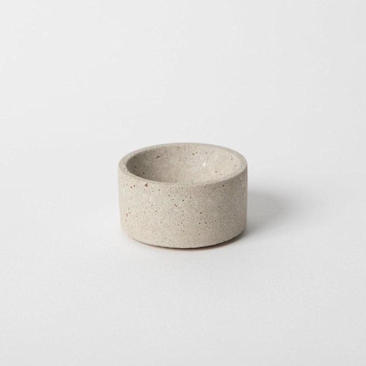"Round Incense Holder - Natural Terrazzo" - Decorative Object in natural by Pretti.Cool