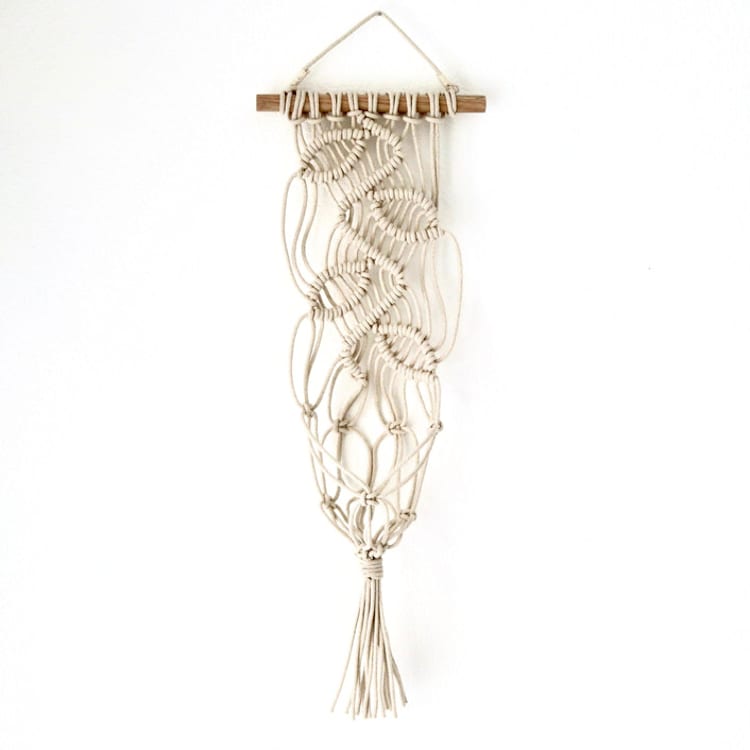 "Macrame Plant Hanger - Vines" - Decorative Object in natural by Bharti Trivedi