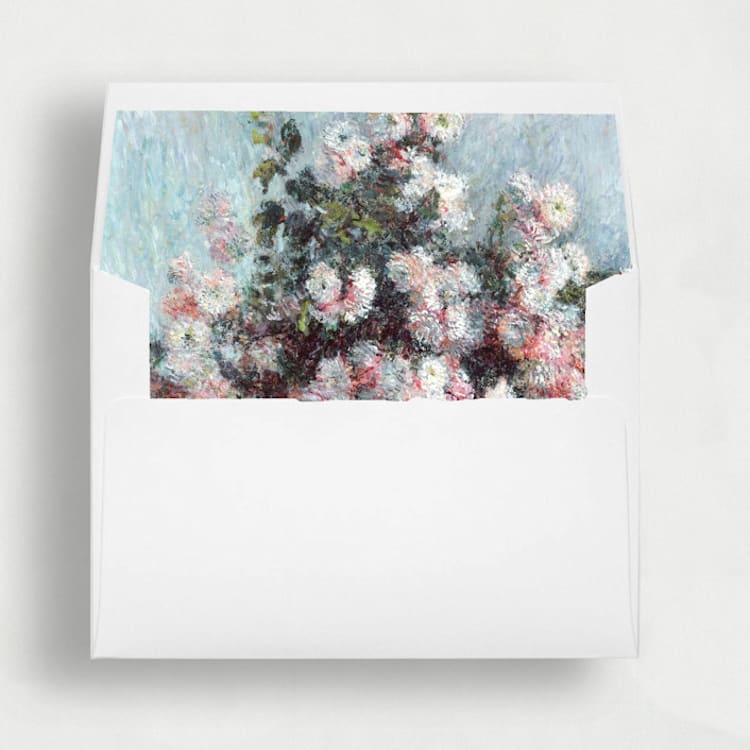 "Beauty in Chrysanthemums | Set of 25 Envelope Liners" - Envelope Liners in multicolor by Nikki Turner