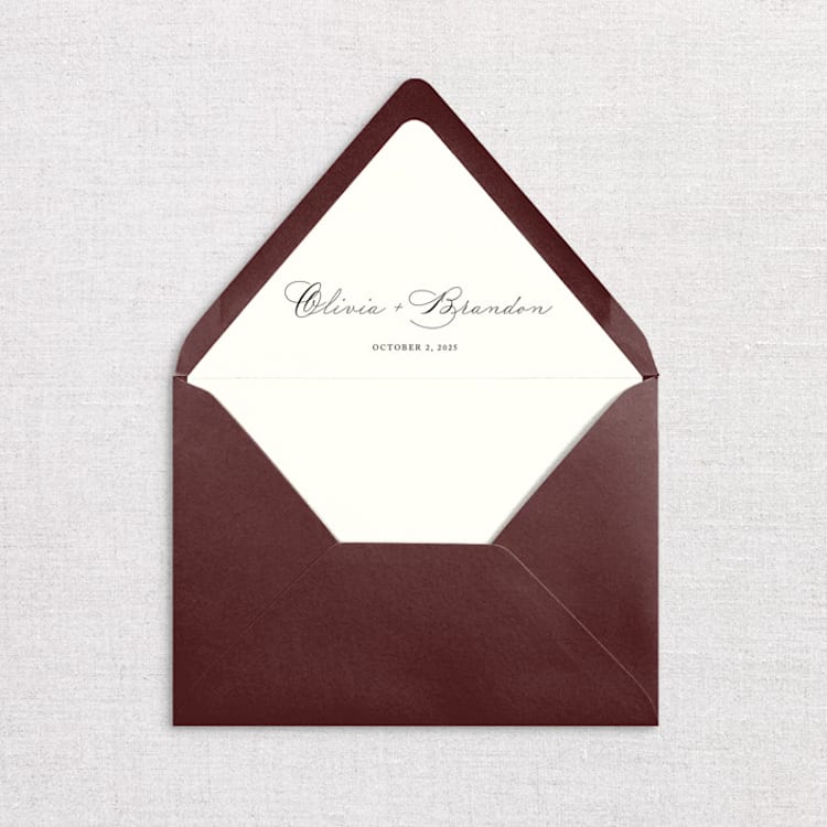 "Custom 'Name' Envelope Liners, Pack of 25" - Envelope Liners in multicolorassorted-colors by Studio Lavender
