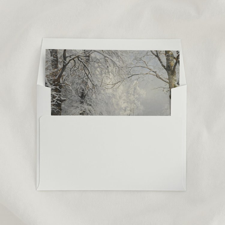 "Winter Envelope Liners, Square Flap, Pack of 25" - Envelope Liners in multicolorassorted-colors by Studio Lavender