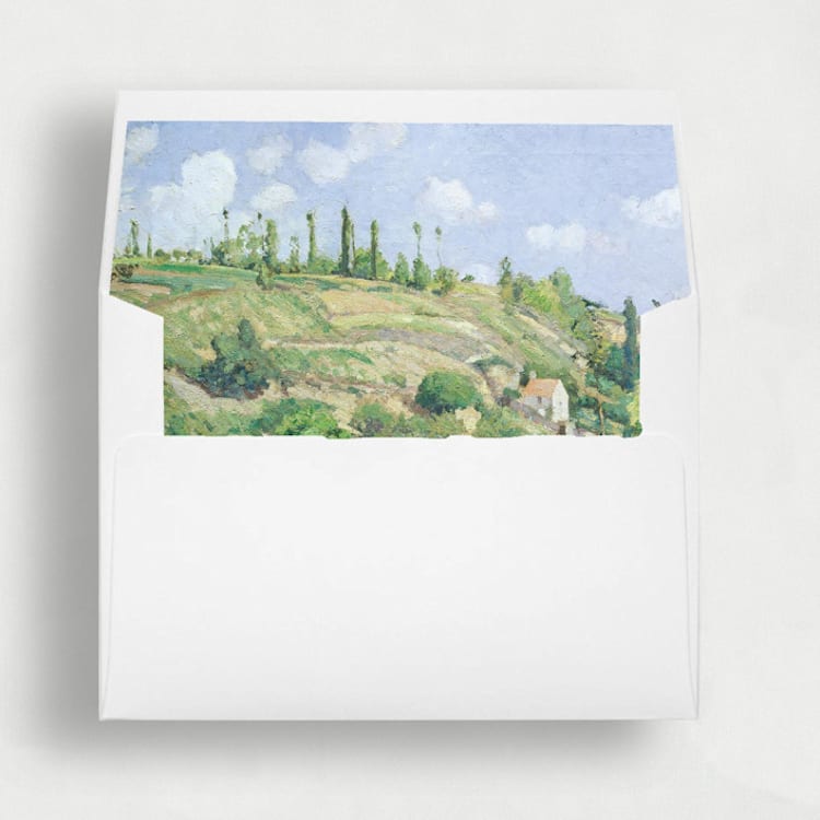 "Rustic Countryside Liner | Set of 25 Square Envelope Liners" - Envelope Liners in multicolor by Nikki Turner