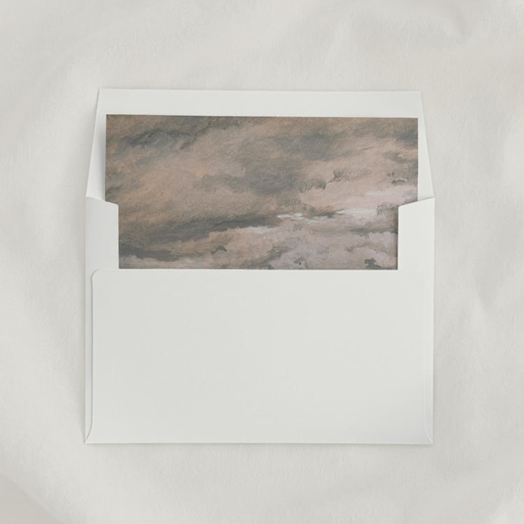 "Watercolour Sky Envelope Liners, Square Flap, Pack of 25" - Envelope Liners in multicolorassorted-colors by Studio Lavender